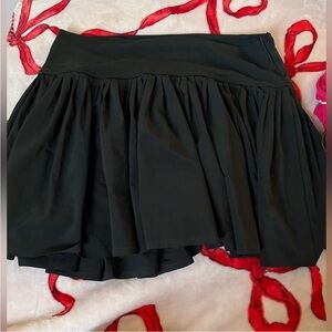 Aerie Elegant Black A-Line Skirt